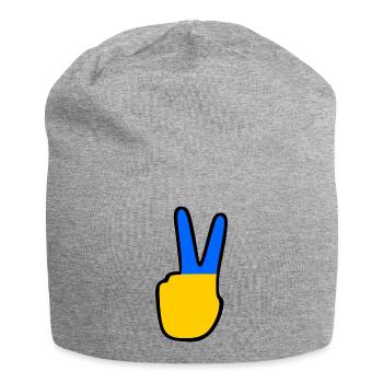 Ukraine - Bonnet en jersey - gris chiné - Devant