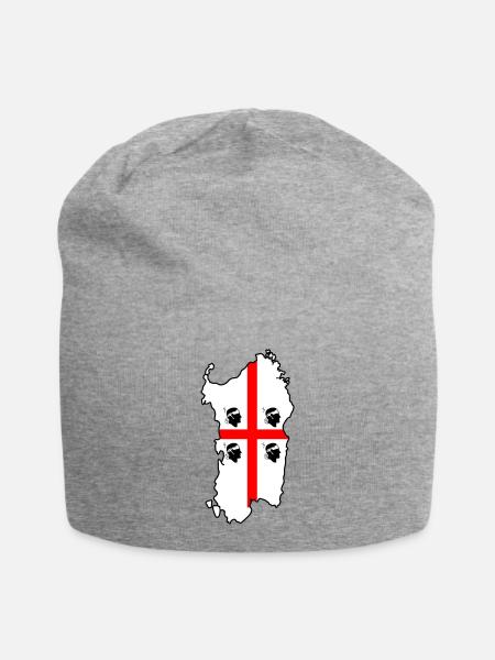 sardinia - Jersey Beanie - heather grey