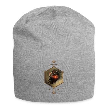 Stunning creepy skeleton - Jersey Beanie - heather grey - Front