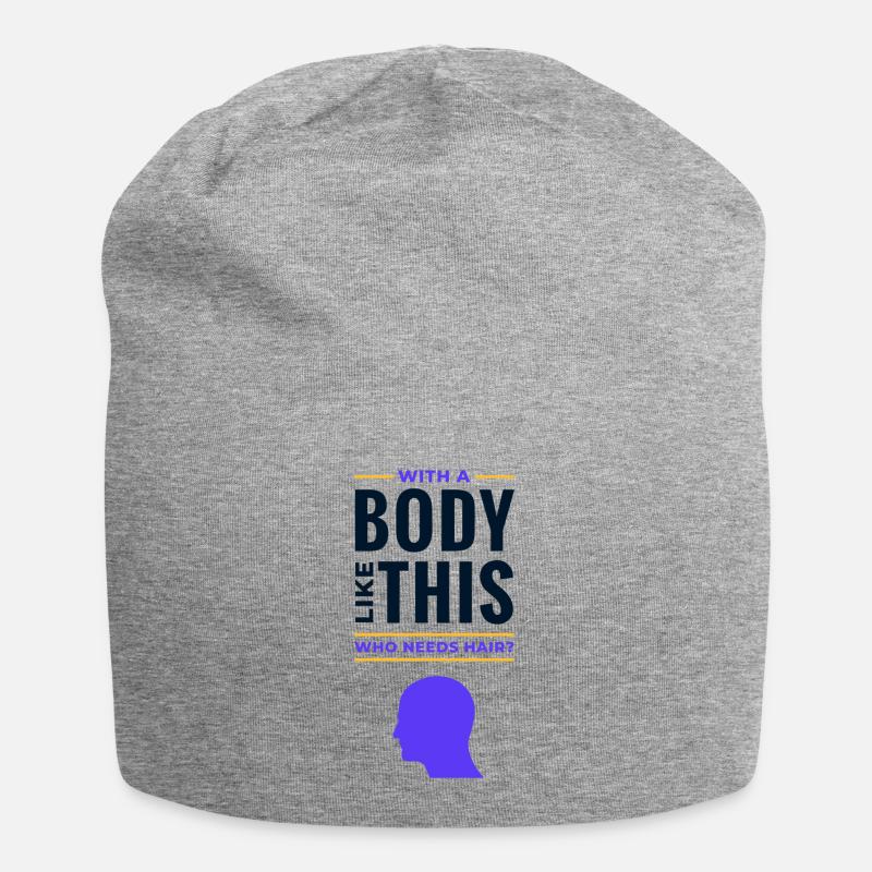 Team Glatze - Jersey Beanie - heather grey