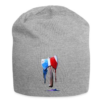 Axt - Jersey-Beanie - Grau meliert - Vorne