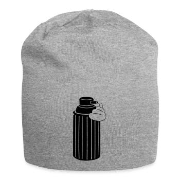 Shaving cream - Jersey Beanie - heather grey - Front