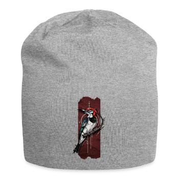 Batteur rythmique : Woodpecker’s Percussion - Bonnet en jersey - gris chiné - Devant