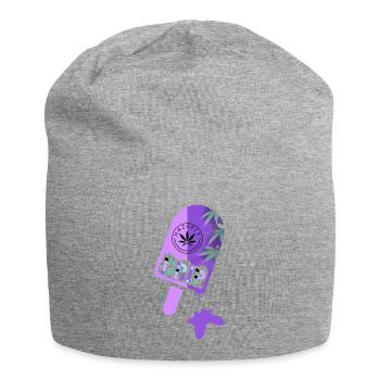 GLACES - Bonnet en jersey - gris chiné - Devant