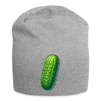 Cornichon lumineux - Bonnet en jersey - gris chiné - Devant
