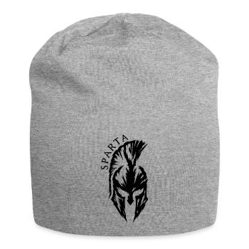 Sparta Spartan Helmet – Ancient Warrior Fitness - Jersey Beanie - heather grey - Front
