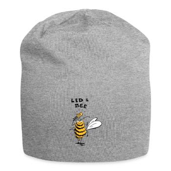 conduit l'abeille - Bonnet en jersey - gris chiné - Devant