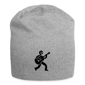 Musician Guitarist - Jersey Beanie - heather grey - Front