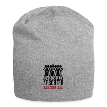 Enterrement de vie de garçon Équipage Enterrement de vie de garçon - Bonnet en jersey - gris chiné - Devant