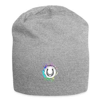 Hufeisen Icon - Jersey-Beanie - Grau meliert - Vorne