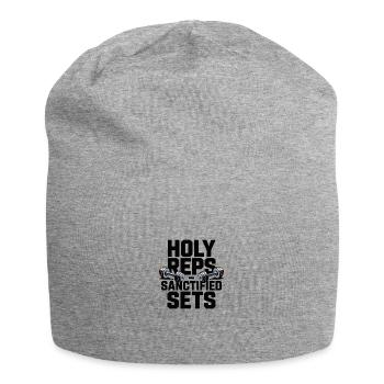 Christian Fitness: Sacred Repetitions - Jersey Beanie - heather grey - Front
