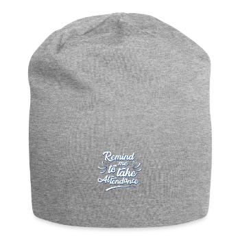 Lehrer Schule Bildung Unterricht Spaß Liebe - Jersey-Beanie - Grau meliert - Vorne