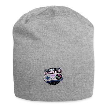 Level 40 Complete 40th Birthday Men Retro - Jersey Beanie - heather grey - Front
