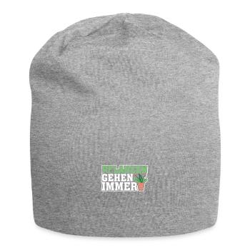 Les plantes vont toujours jardinier Dictons Mesdames - Bonnet en jersey - gris chiné - Devant