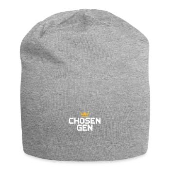 Génération élue de joueurs chrétiens - Bonnet en jersey - gris chiné - Devant