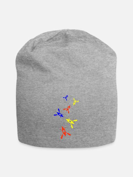 Kanu Bunt - Jersey-Beanie - Grau meliert