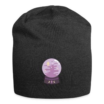 Boule de cristal - Bonnet en jersey - charbon - Devant