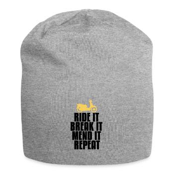 Moped moped retro - Jersey Beanie - heather grey - Front