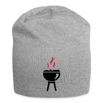 BBQ - Bonnet en jersey - gris chiné - Devant