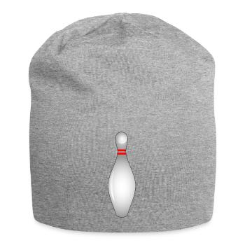 Bowling Kegel - Jersey-Beanie - Grau meliert - Vorne