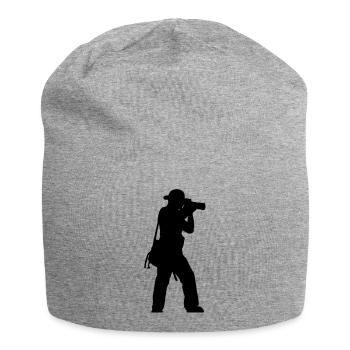 photographer - Bonnet en jersey - gris chiné - Devant