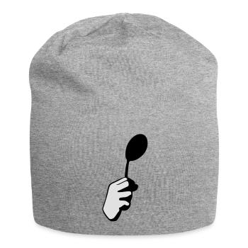 There is no spoon - Bonnet en jersey - gris chiné - Devant