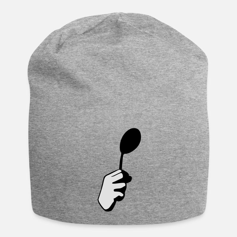 There is no spoon - Bonnet en jersey - gris chiné