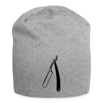 Image d’ombre transparente comme un rasoir - Bonnet en jersey - gris chiné - Devant
