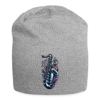 Sax Soul - Jersey-Beanie - Grau meliert - Vorne