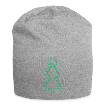 It’s The Most Wonderful Time - Christmas Tree - Jersey Beanie - heather grey - Front