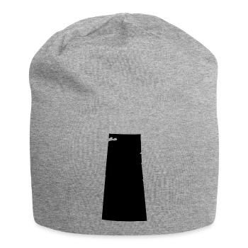 Saskatchewan Map - Jersey Beanie - heather grey - Front