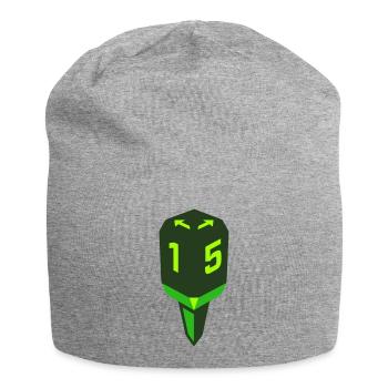 Golf Tee Abschlag Logo - Jersey-Beanie - Grau meliert - Vorne
