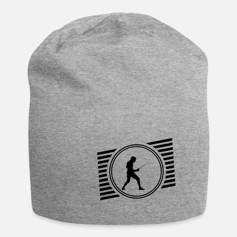 Fechten - Jersey-Beanie - Grau meliert