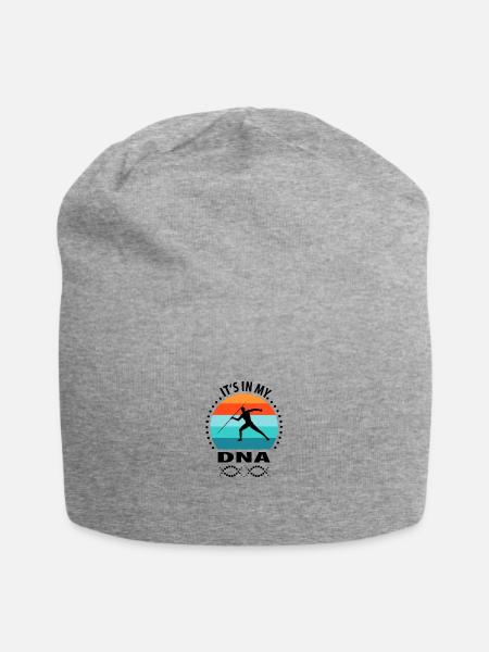 Speerwurf Speerwerfen Speerwerfer - Jersey-Beanie - Grau meliert