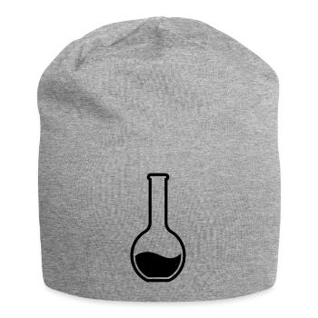 Reagenzglas chemiker - Jersey-Beanie - Grau meliert - Vorne