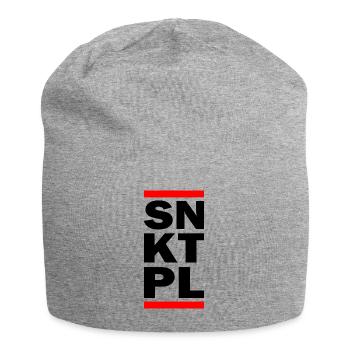 Snktpl - Jersey-Beanie - Grau meliert - Vorne
