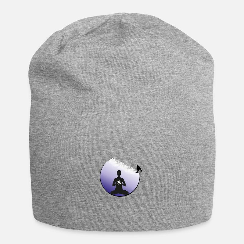 Méditation - Bonnet en jersey - gris chiné