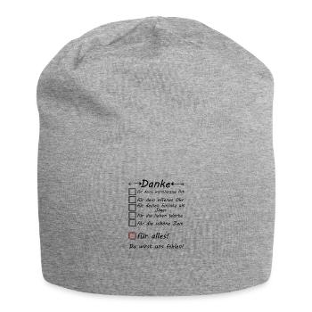 Jäger zum Abschied Rente Ruhestand Danke sagen - Jersey-Beanie - Grau meliert - Vorne