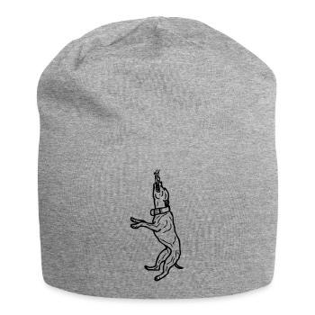 hangingstaff_01 - Bonnet en jersey - gris chiné - Devant