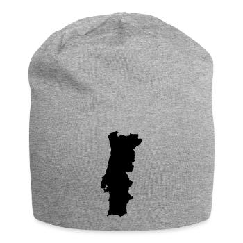 Portugal - Bonnet en jersey - gris chiné - Devant