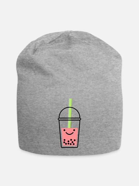 Bubble Tea - Bonnet en jersey - gris chiné
