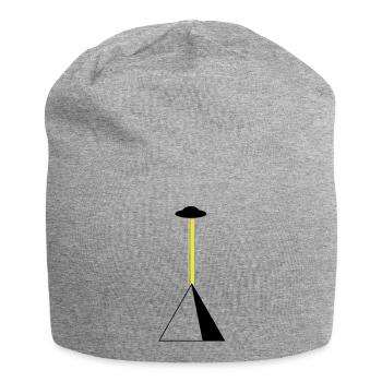 UFO - Jersey-Beanie - Grau meliert - Vorne