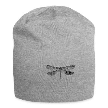 Libelle - Jersey-Beanie - Grau meliert - Vorne