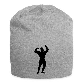Homme fort - Bonnet en jersey - gris chiné - Devant