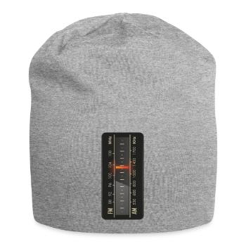 La radio - Bonnet en jersey - gris chiné - Devant