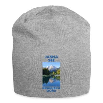 Jasna Lake Slowenien Souvenir Kranjska Gora - Jersey-Beanie - Grau meliert - Vorne