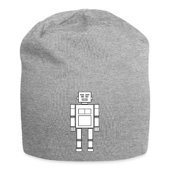 Mister Roboto der Roboter - Jersey-Beanie - Grau meliert - Vorne