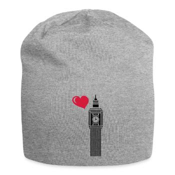 Big Ben, mon amour - Bonnet en jersey - gris chiné - Devant