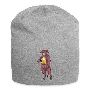 Bière de taureau - Bonnet en jersey - gris chiné - Devant