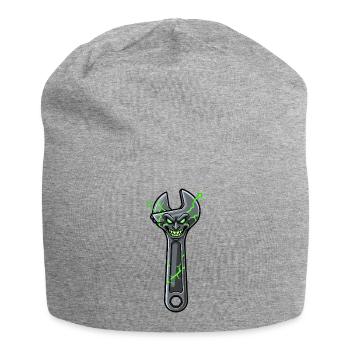 Grimmiger Zersplitter Schraubenschlüssel - Jersey-Beanie - Grau meliert - Vorne